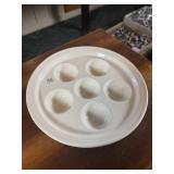 20 Buffalo China 6-Compartment Escargot Plates