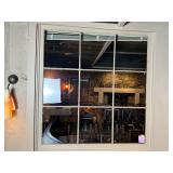 Interior Divided Glass Window Panel 55' x 51.5'