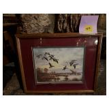 Framed Waterfowl Print - 12.5' x 15'
