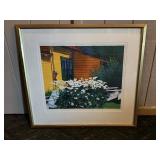 Framed Garden Cottage Floral Art Print