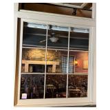 Interior Divided Glass Window Panel 55' x 51.5'