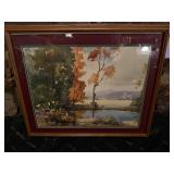 Framed Landscape Print - 20' x 23.5'