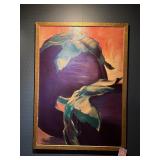 Large Framed Decorative Floral Wall Art
