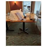 Wood Top Four-Top Table  36' x 36'
