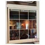 Interior Divided Glass Window Panel 55' x 51.5'