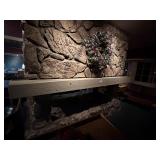 125.5' Rustic Timber Fireplace Mantel Beam
