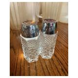 55 Libbey Tower Glass Salt Pepper Shakers