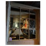 Interior Divided Glass Window Panel 42' x 38'