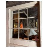 Interior Divided Glass Window Panel 42' x 38'