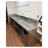 Custom Stainless Beverage & Prep Station 135'