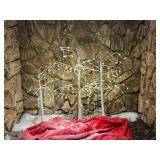 Box of artificial birch trees