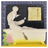 Vtg 1972 Miller Studio Poodle Bathometer Plaque