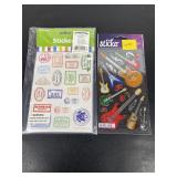 Sticko Stickers Craft Lot Guitar Country Stamp