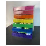 Rainbow Drawer Craft Storage