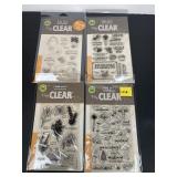 Assorted Clear Stamp Sets