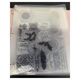 Floral Stamp Binder