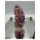 Summit Art Glass Iridescent Elephant Figurine Bobb