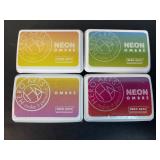 4 Hero Arts Neon & Ombre Ink Pads