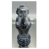 Summit Art Glass Iridescent Elephant Figurine