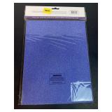 Glitter Ritz Blue Glitter Card