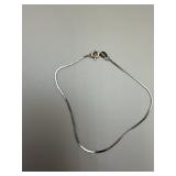 14K Gold 6.5' Herringbone Bracelet