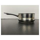 Stainless Steel Saucepan with Metal Handle