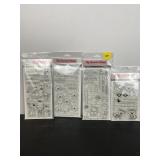 Assorted Clear Stamp Sets