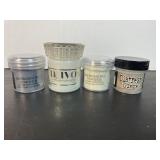 4 Nuvo Embossing Powder Jars