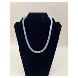 Milor 925 Sterling Silver 18-Inch Herringbone Chai