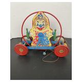 Double-Sided Tumbling Clown Rolling Bell Chime Pul