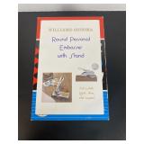 Williams Sonoma Round Personal Embosser with Stand