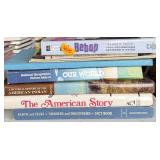 Vintage History, Geography & Music Book Lot (7)