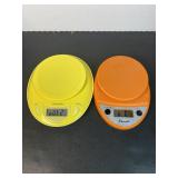 2 Salter & Escali Digital Scales
