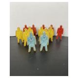 Dapper Man Wooden Skittles Game Pins Lot of 11