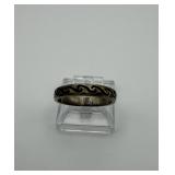 925 Sterling Silver Thailand Wave Band Ring Size 7