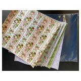 Floral Patterned Craft Vinyl Sheets