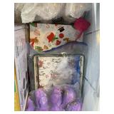 Christmas Craft Supplies in Bin