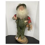 Fisherman Santa Folk Art Display Figurine