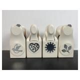 4 Martha Stewart Assorted Craft Punches