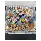 Thread Organizer with Thread Spools