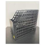 Black Plastic 3-Slot Desktop Scrapbooking Paper