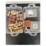 Rubber Stamps and Flower Punch