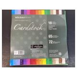 48-Sheet Glittered Cardstock Stack