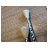 Baton Twirling Chrome Dimpled Shaft Lot