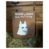 Carl White Dog Wood Painting Magazine Box Lot