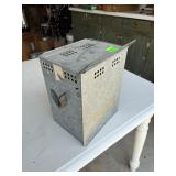 Galvanized Metal Live Animal Trap Cage Box Handle