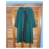 Original Gotham Vintage Emerald Green Overcoat