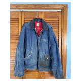 Carhartt Vintage Denim Red Quilted Detroit Jacket