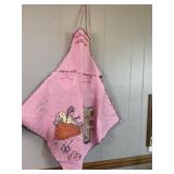 Hand-Embroidered Pink Tijuana Mexico  Apron