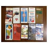 Vintage Citgo Skelly Gulf American Oil Map Lot